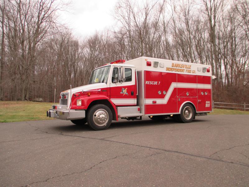 Rescue 7  1998 Freightliner/ Rescue 1
20 KW Generator, light tower, Extrication Equipment, EMS Equipment and 660 GPM Trash Pump.