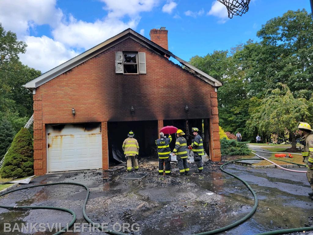 BIFD Structure fire on Smith Farm - 2021