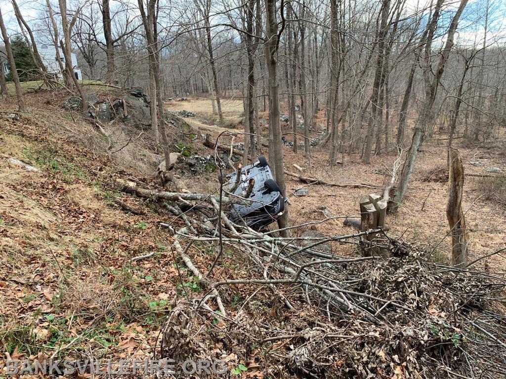 BIFD operating at an MVA, rollover down an embankment