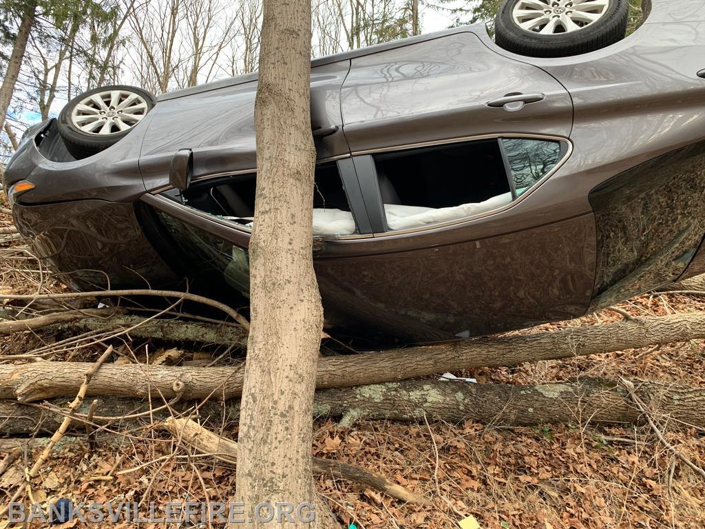 BIFD operating at an MVA, rollover down an embankment