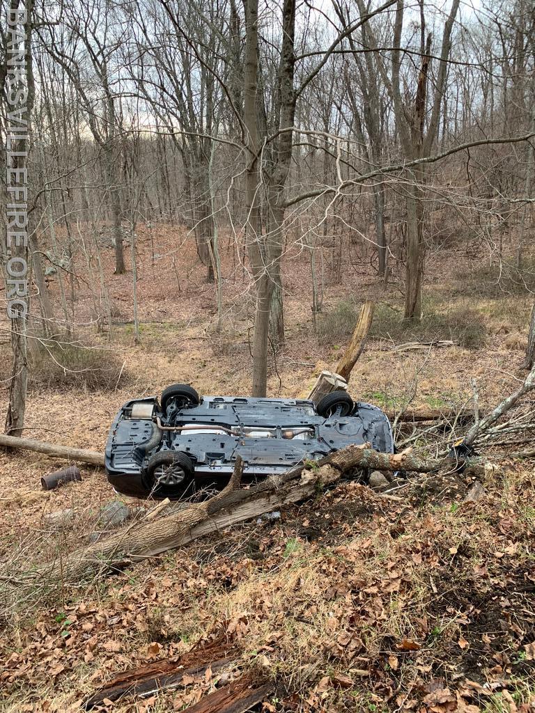 BIFD operating at an MVA, rollover down an embankment