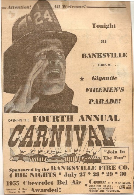 Banksville Carnival Ad