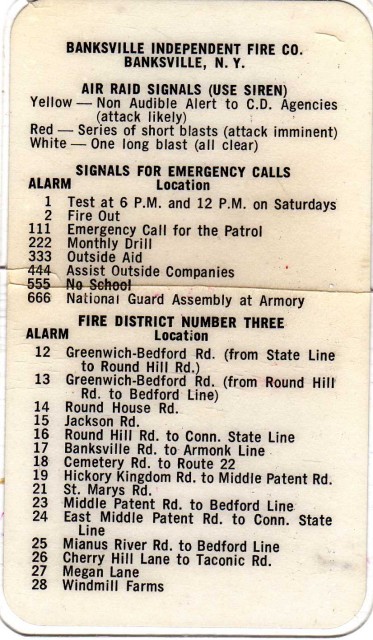 Fire Station Horn Alerting Card